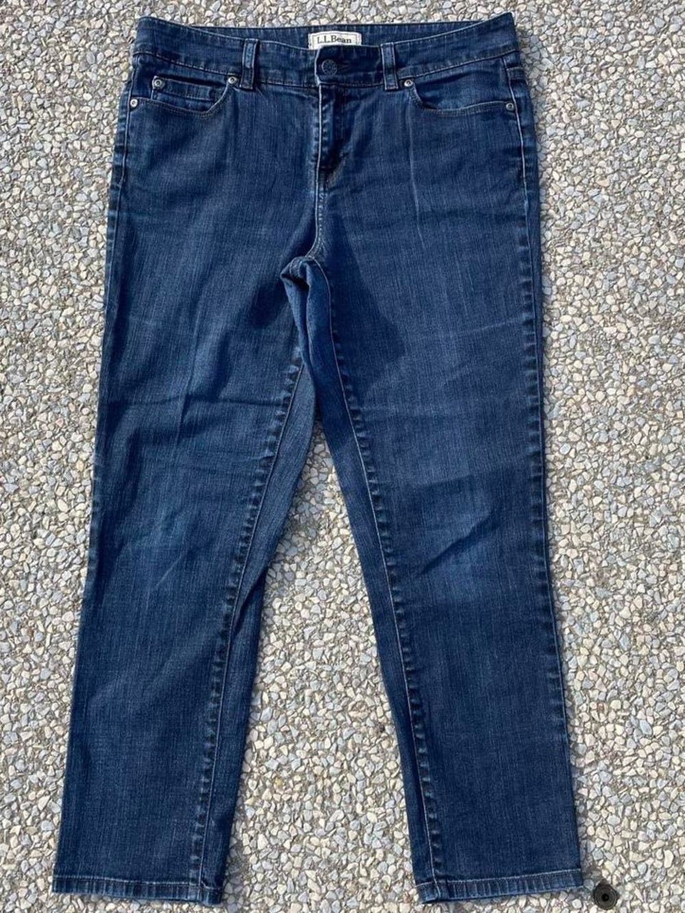 L.L. Bean Women’s Dark Blue Straight Fit Jeans